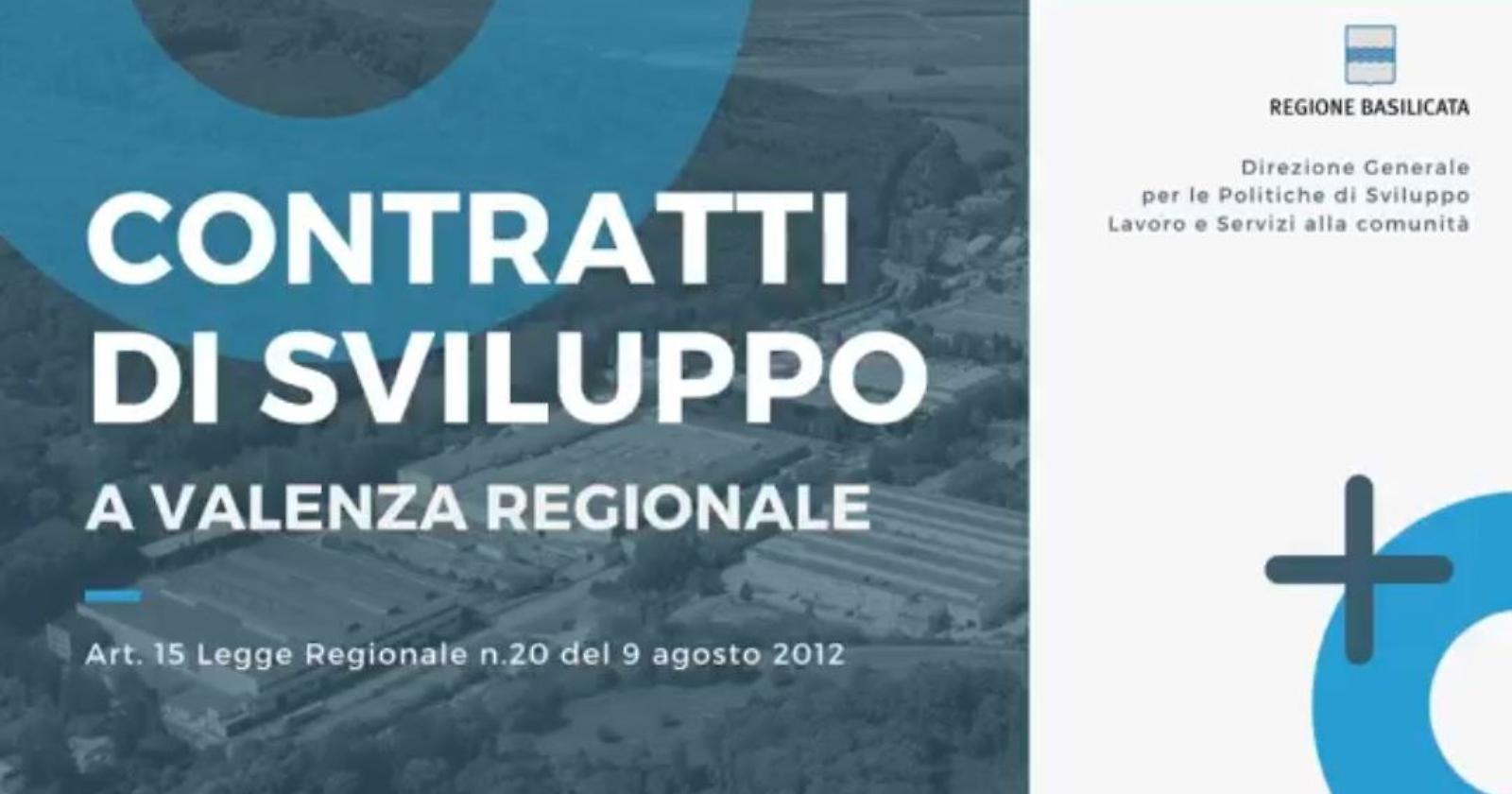 Contratti di Sviluppo: 30 milioni per investire sul territorio lucano. Galella: "Grande possibilità"
