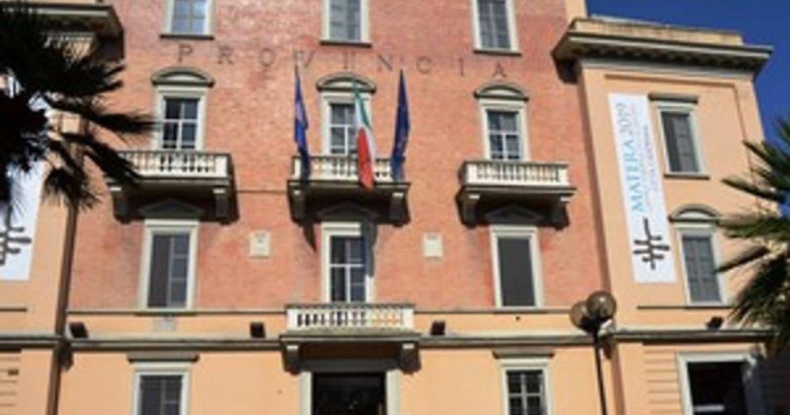 Il 3 dicembre l'elezione del presidente della Provincia di Matera, candidature fino al 13 novembre