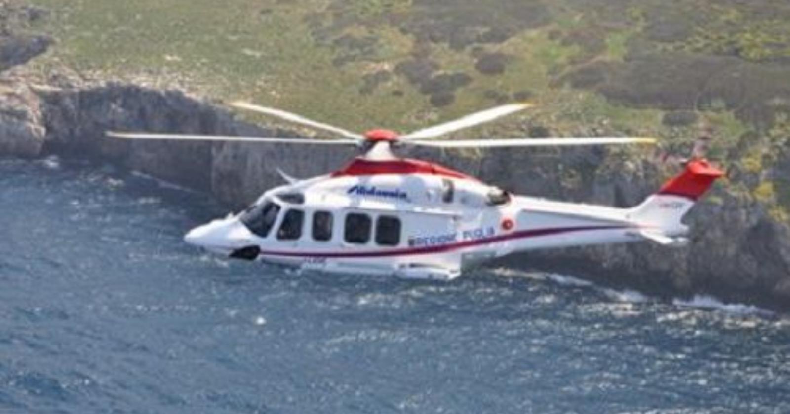 Mistero sull'elicottero dell'Alidaunia di Foggia partito dalle Tremiti e scomparso dai radar: 7 e persone a bordo, tra cui due bambini