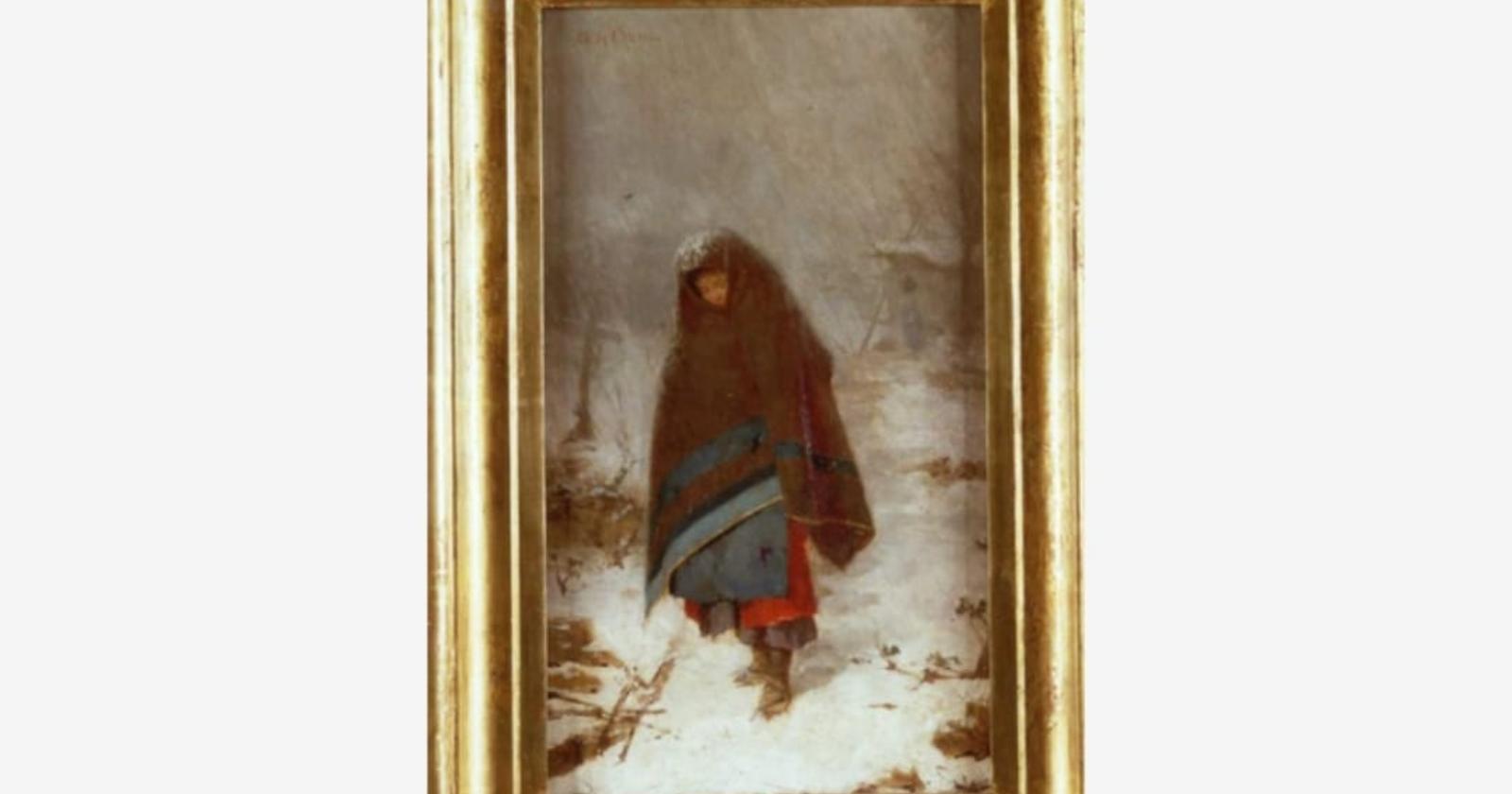 Il Museo nazionale di Matera si tinge di giallo: trafugata l'opera ottocentesca "Effetto di neve"