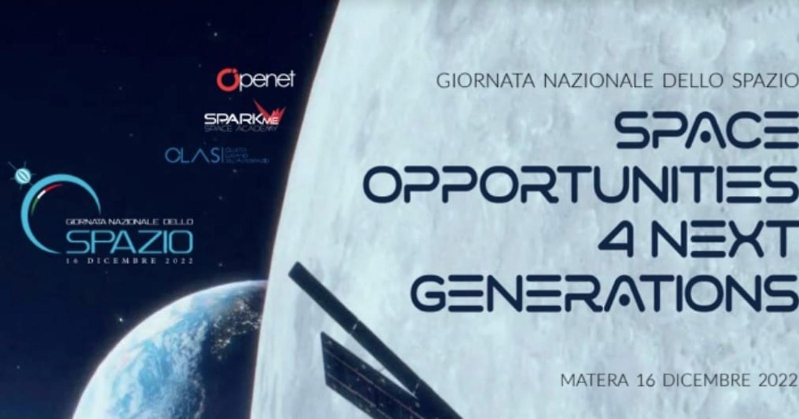 A Matera 'Space Opportunities 4 Next Generations'