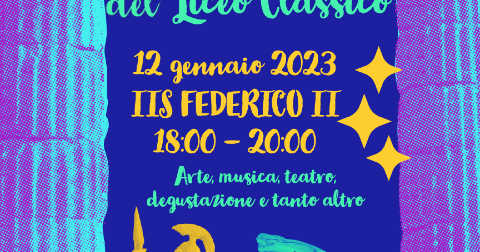 Vieni ad ‘assaporare’ la cultura classica al Federico II di Apricena!