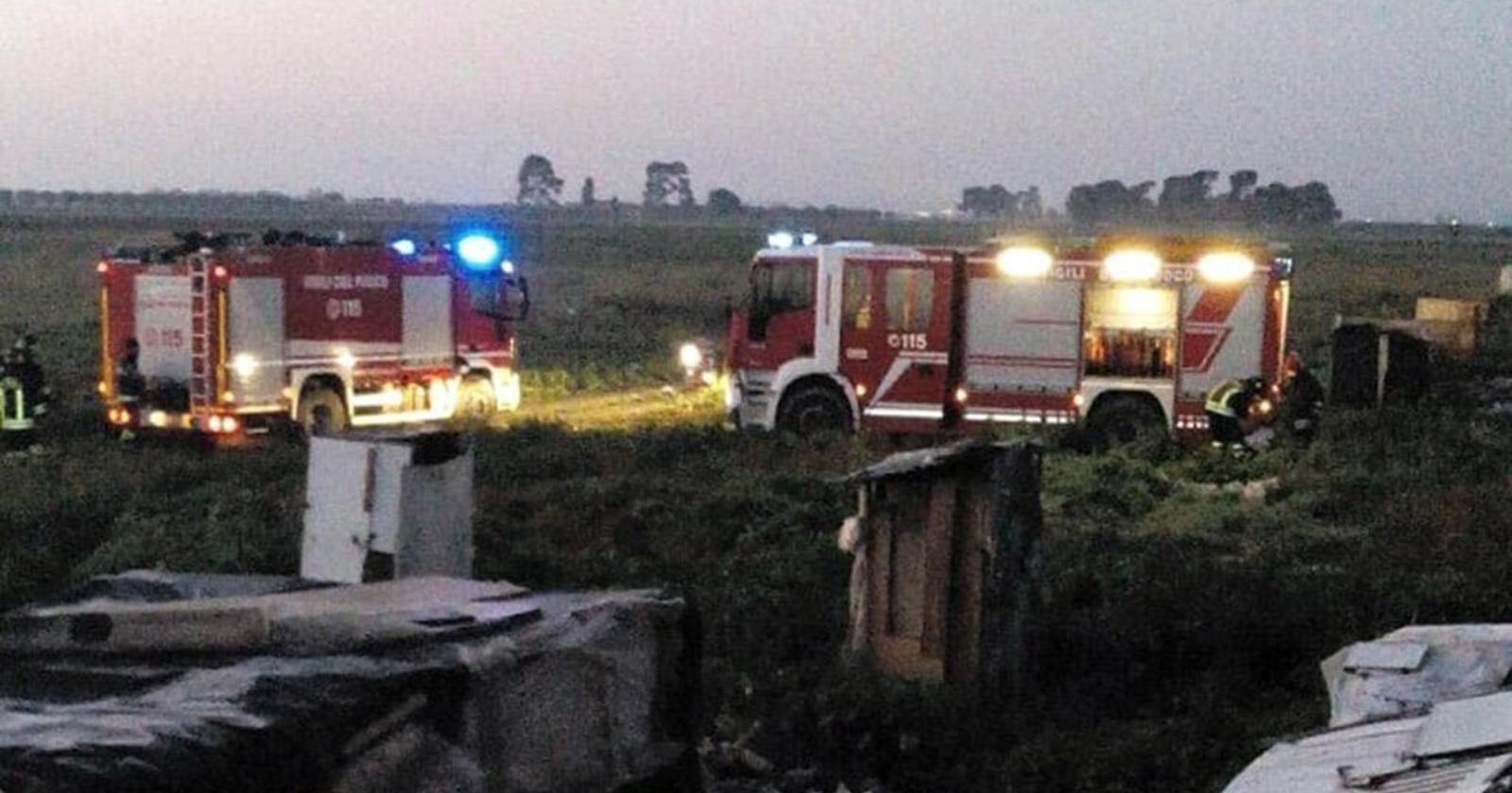 Due giovani migranti morti nella baraccopoli di Borgo Mezzanone per le esalazioni di un braciere acceso