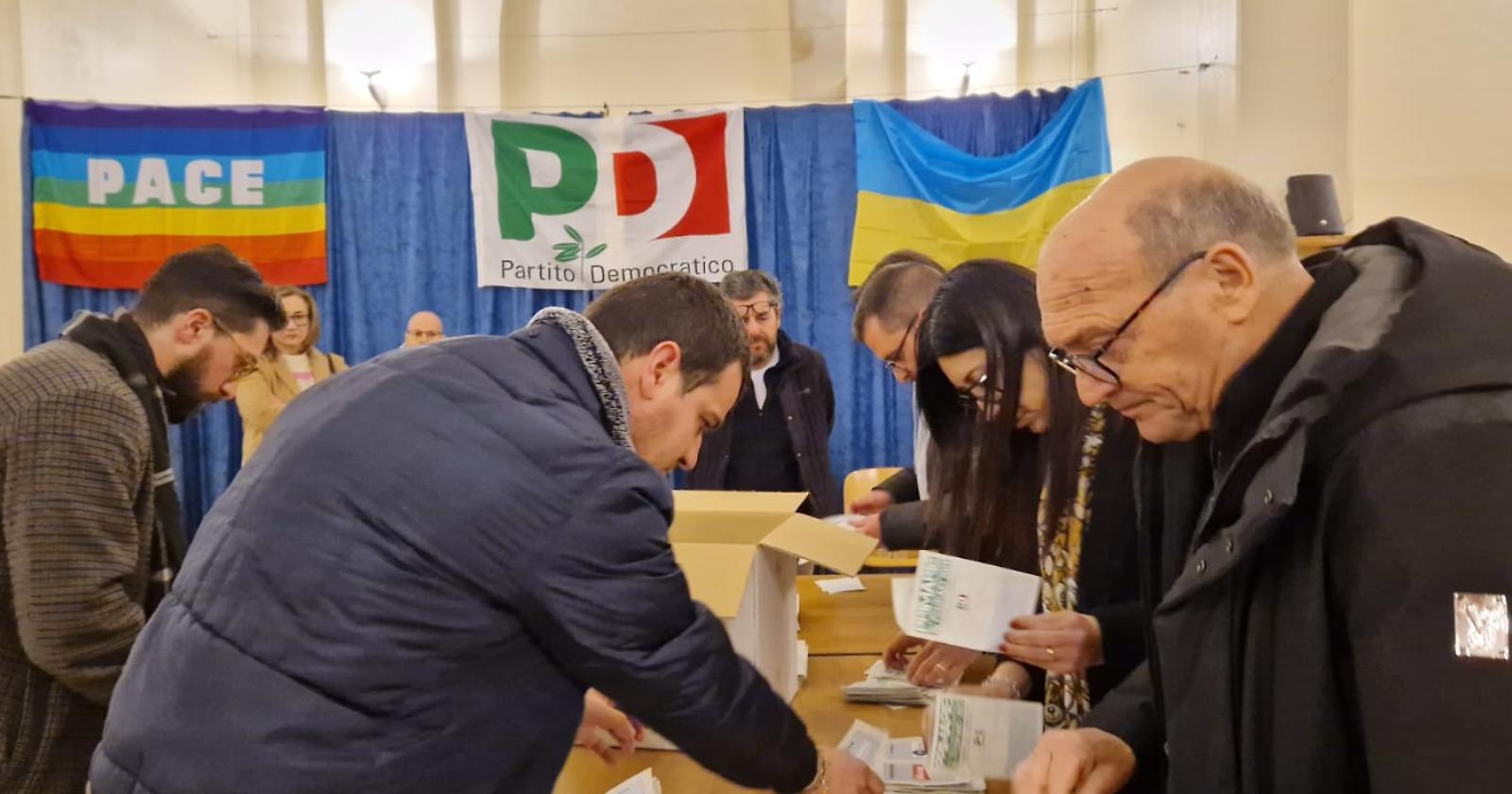 Provincia di Foggia in controtendenza nazionale: Bonaccini vince col 63,6%, al 36,4% la Schlein che rimonta in tutta Italia