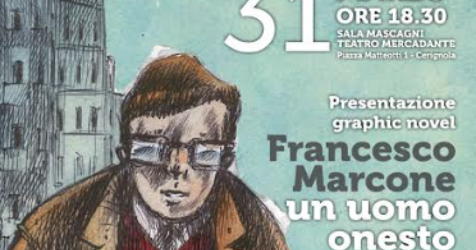 A Cerignola la graphic novel di Francesco Marcone per rinnovare l'impegno contro le mafie