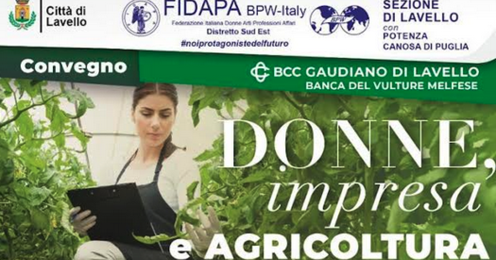 Lavello, la Fidapa propone un confroto su donne, impresa e agricoltura 