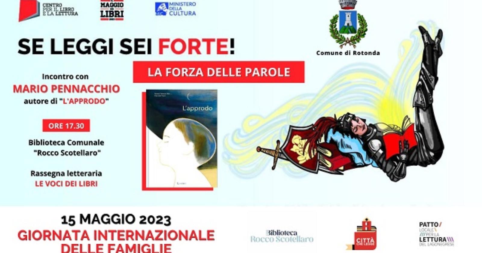 “Se leggi sei forte!”, ecco la 13esima edizione de “Il Maggio dei Libri” a Rotonda 