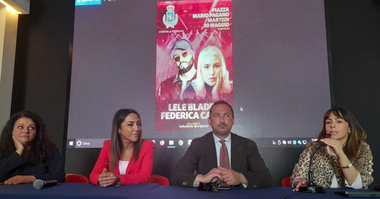 Potenza, il concerto di Lele Blade e Federica Carta il 30 maggio in piazza Mario Pagano