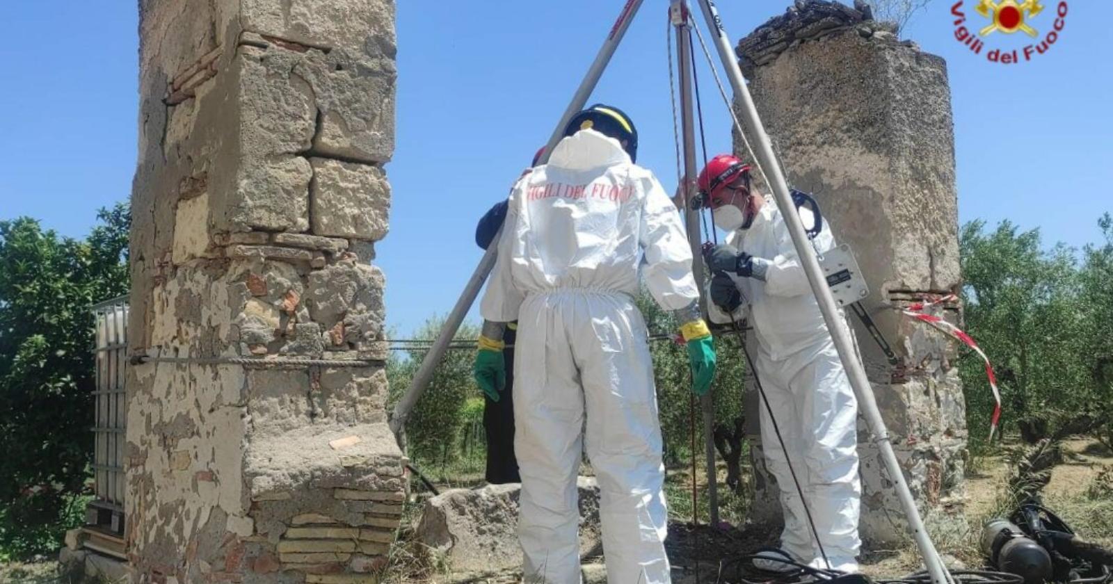 Cadavere in un pozzo a Cerignola, forse di un uomo scomparso 9 anni fa