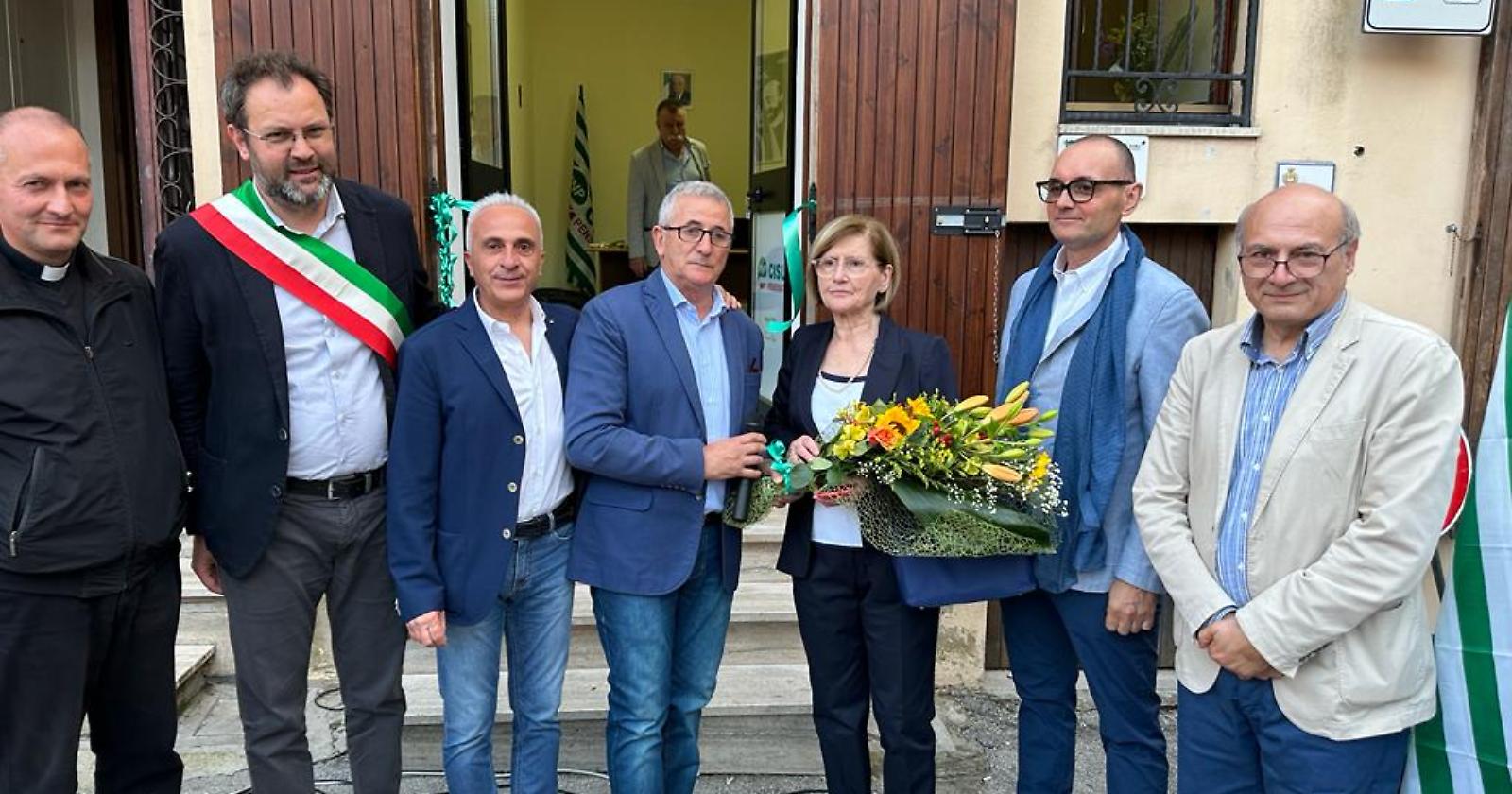 A Tito inaugurata la nuova sede della Fnp Cisl intitolata a Vincenzo Pardi