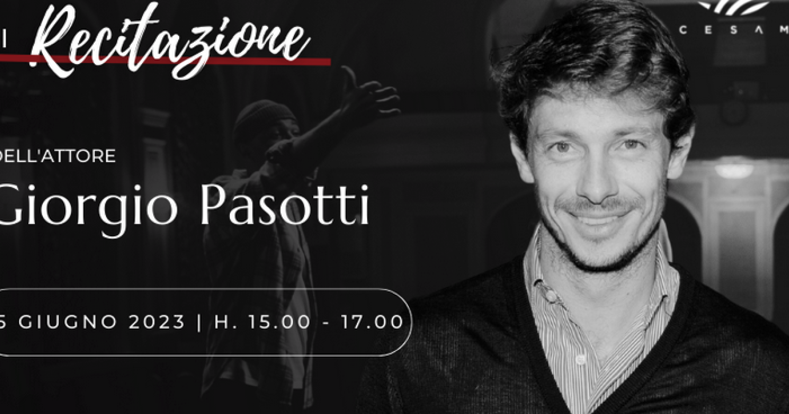 A Potenza la masterclass di recitazione con l’attore Giorgio Pasotti