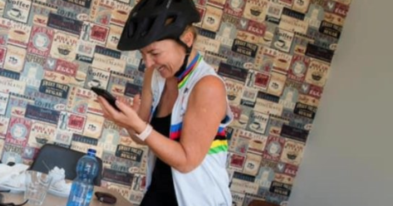 Il sindaco di Sant'Urbano Raffaella Roveron in bici fino a San Giovanni Rotondo nella pedalata di 650 Km contro il Parkinson