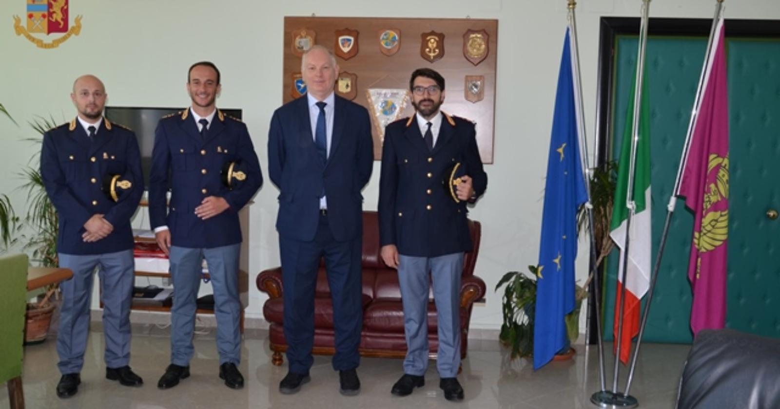 Arrivano rinforzi alla Polizia di Campobasso e Termoli, tra cui il medico principale Marrone di San Giovanni Rotondo