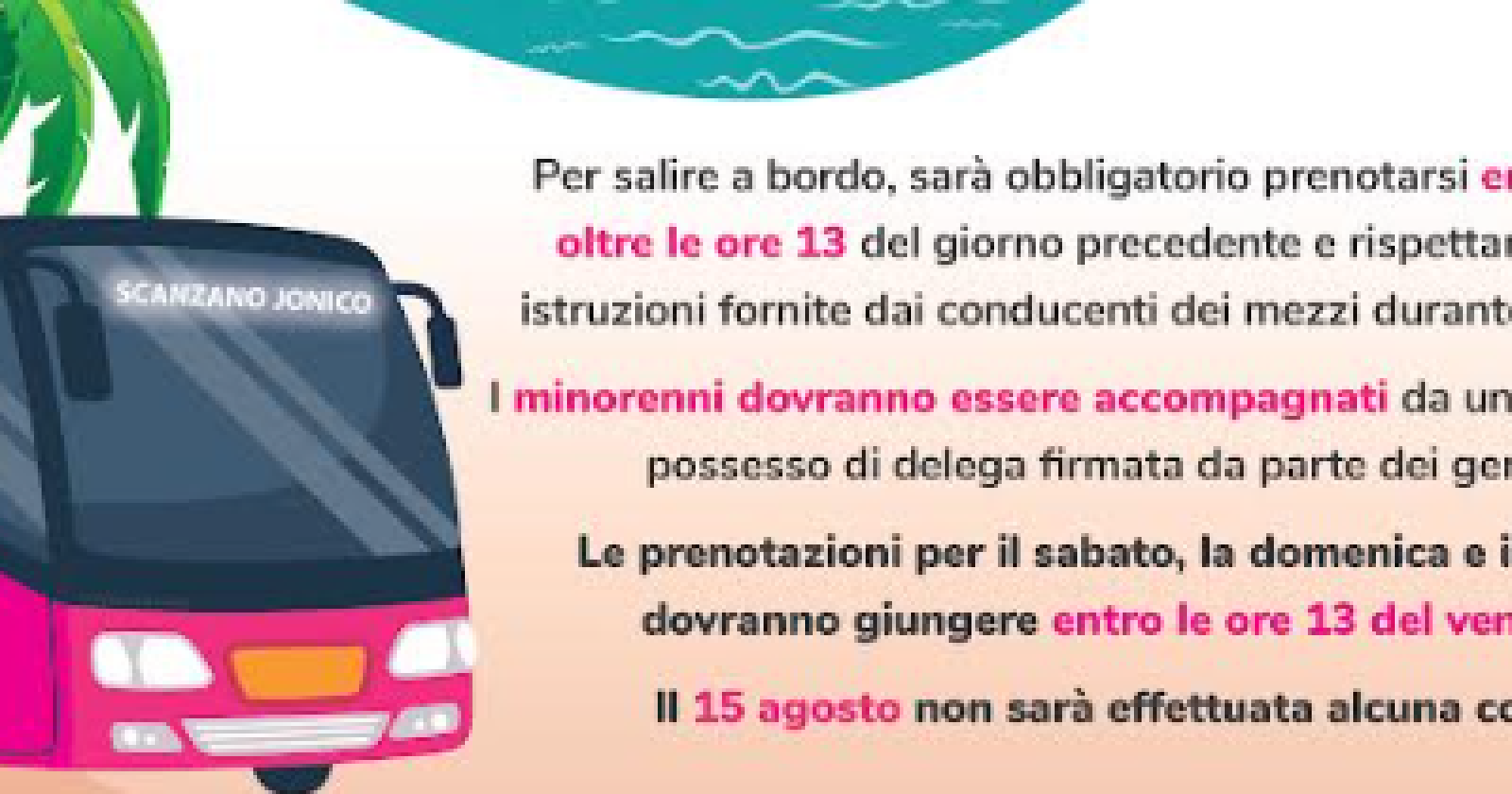 TotalEnergies, dal 10 luglio al 31 agosto ritornano i “Bus del Mare” da e per Scanzano Jonico 