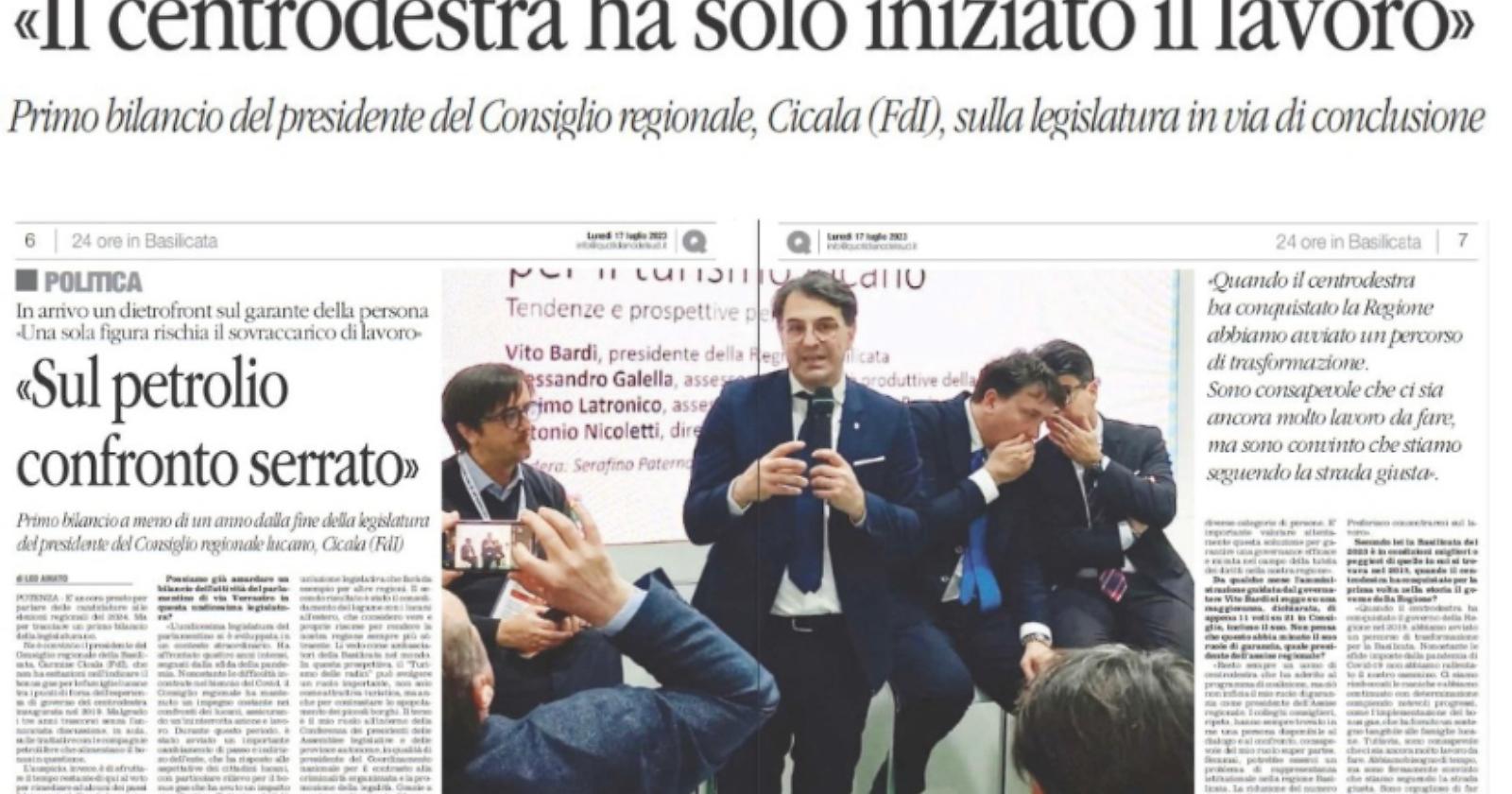 Il presidente del Consiglio regionale Cicala al Quotidiano: «La capacità di attrarre nuove imprese e investimenti cruciali per il futuro della Basilicata»