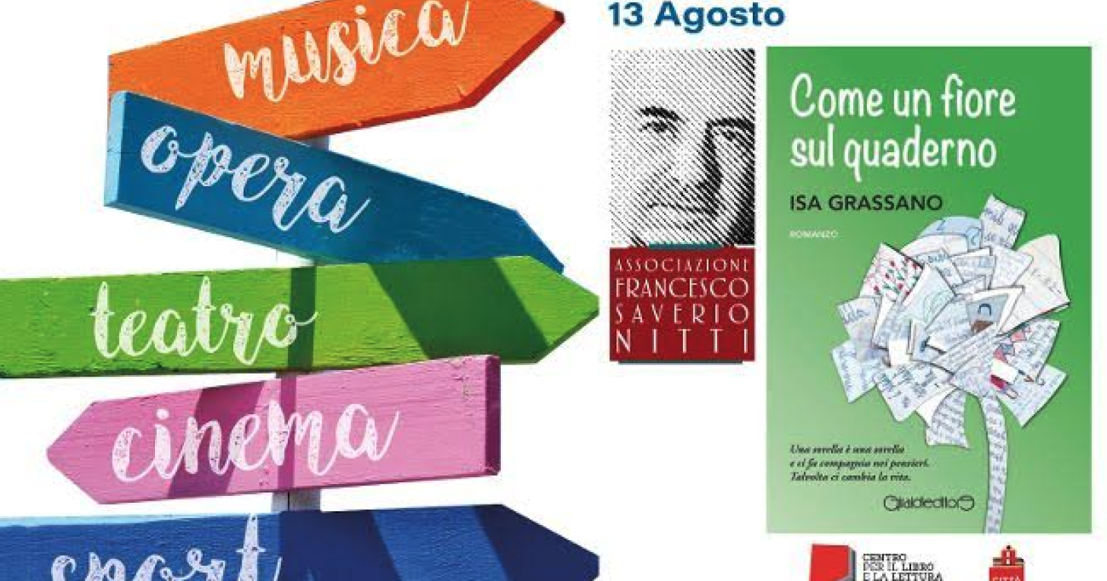 A Melfi "Come un fiore sul quaderno" di Isa Grassano, domenica la presentazione