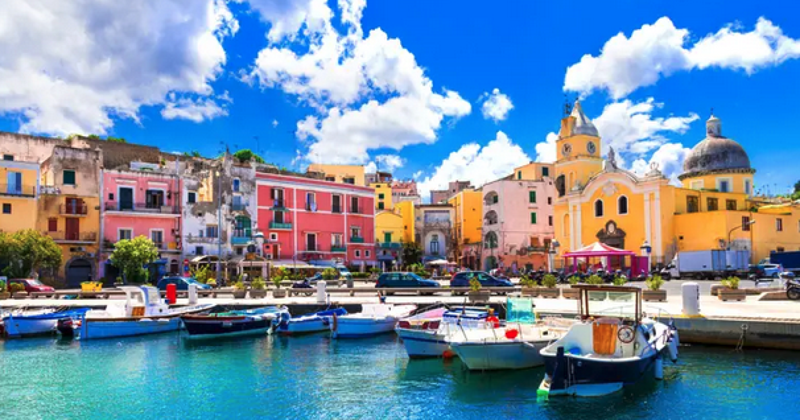 Viaggio lungo le coste della Campania e della Grande Lucania e del loro sogno del mare d'inverno. Le isole della Campania: Procida