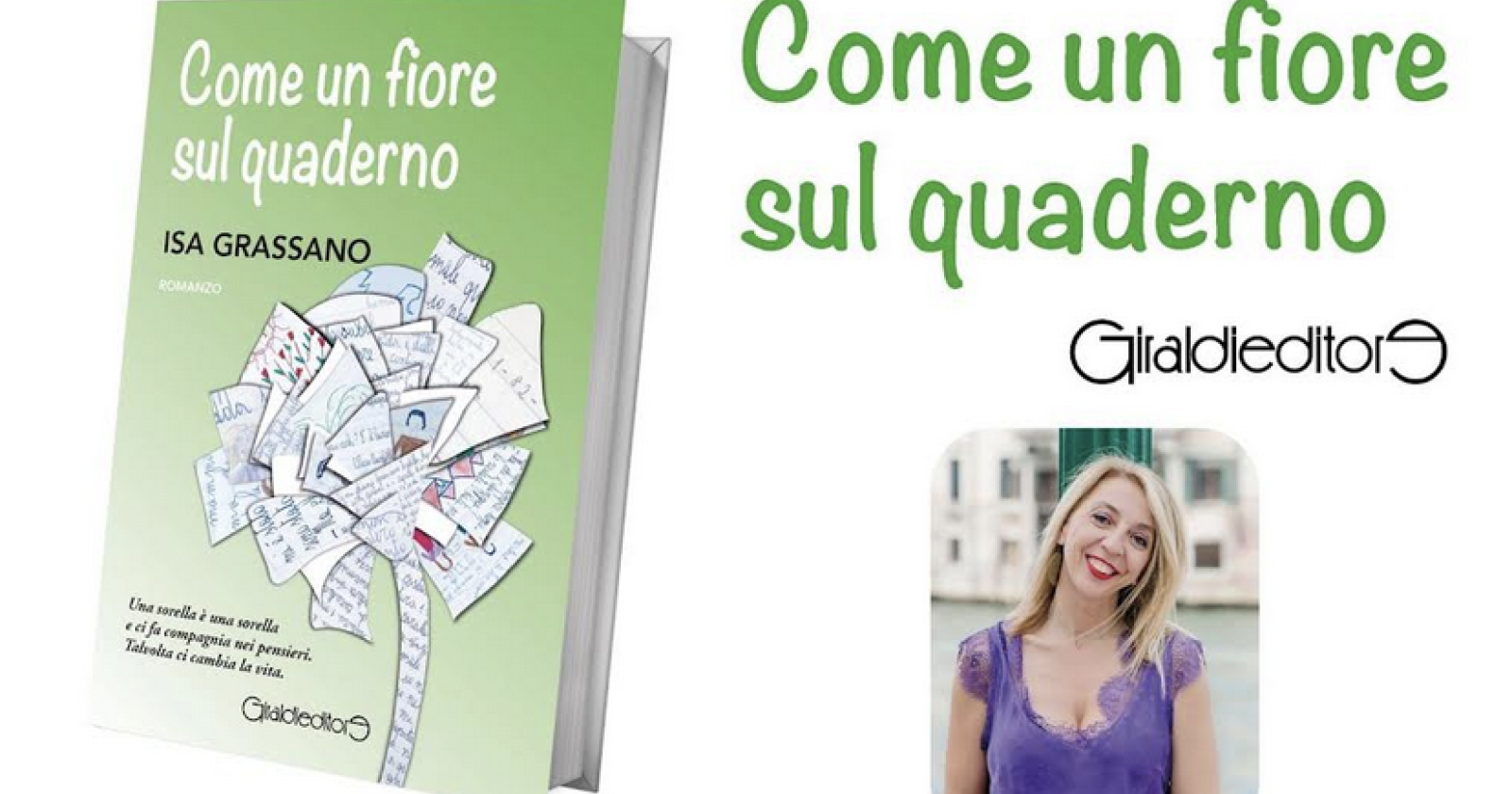 Isa Grassano porta a Tursi il suo Come un fiore sul quaderno