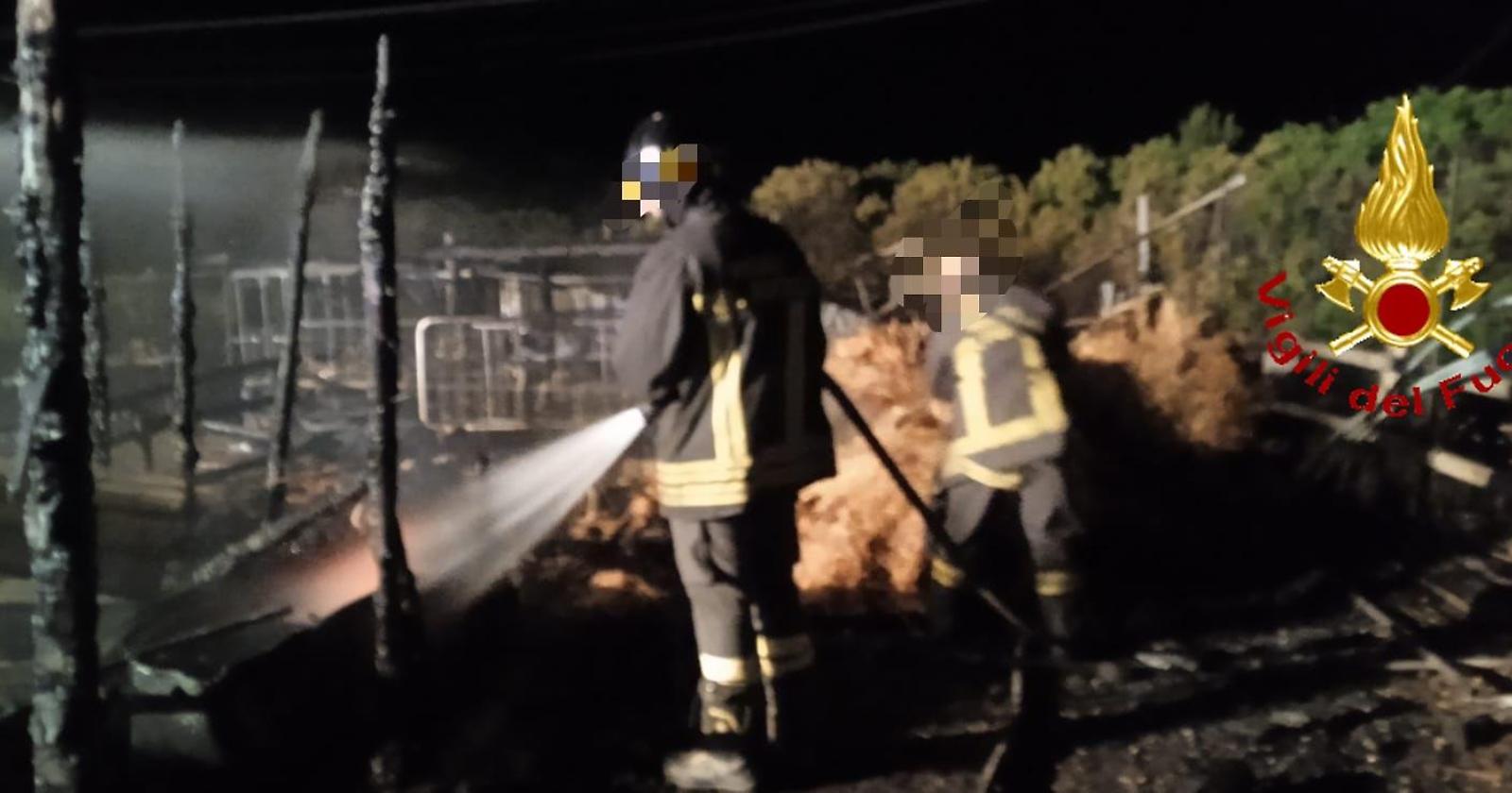 Montalbano Jonico: in fiamme la fattoria didattica Castellucci
