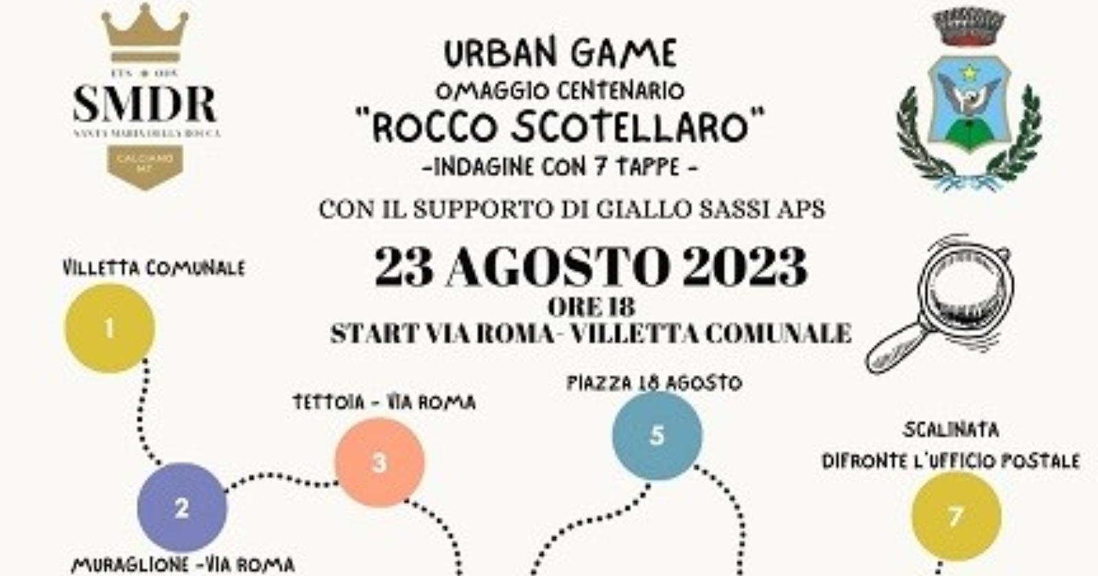Urban game sulla vita di Rocco Scotellaro a Calciano: appuntamento mercoledì 23 agosto