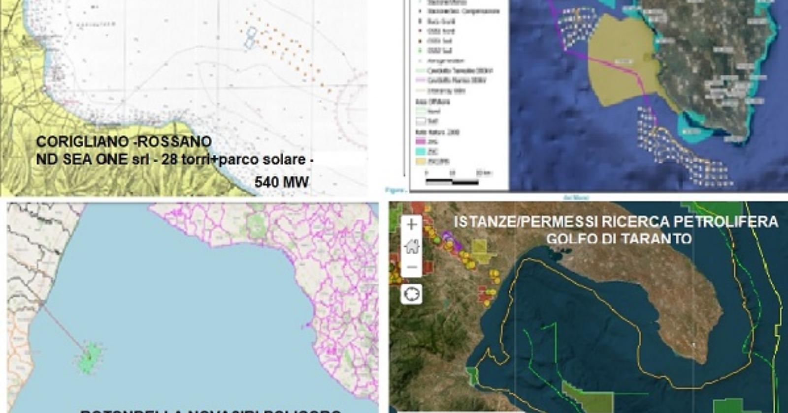 No del Comune di Rotondella per la realizzazione di un impianto eolico nel mar Ionio