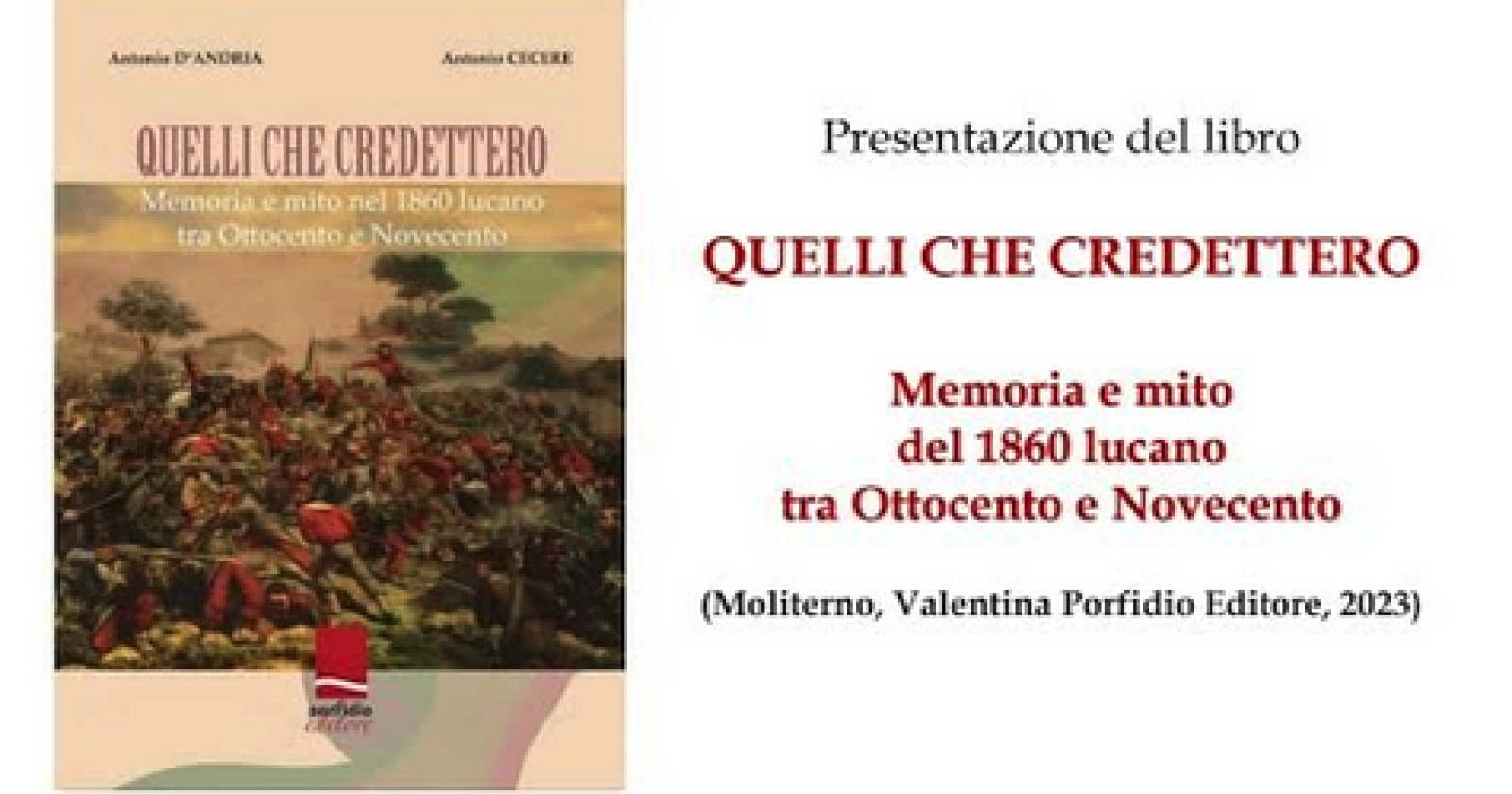 Melfi si confronta su «Quelli che credettero»