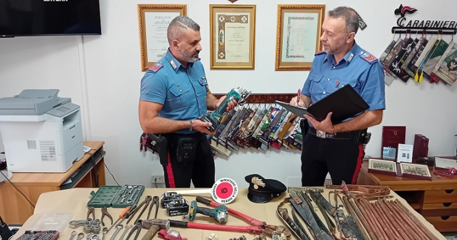 Tentato furto di rame al 'Club Med' a San Basilio: operazione dei Carabinieri di Pisticci
