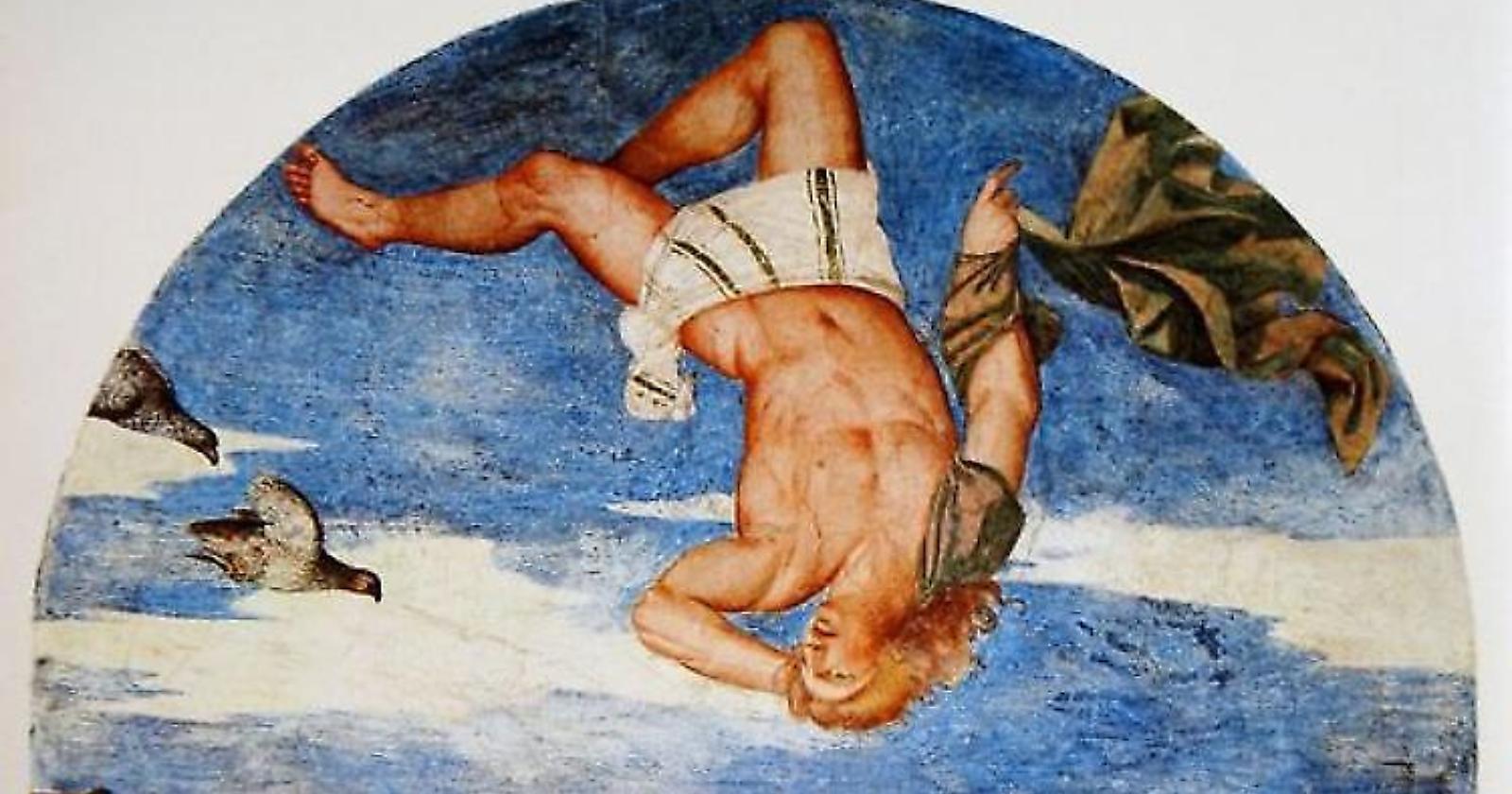 Il mito di Perdix, da inventore del compasso a pernice