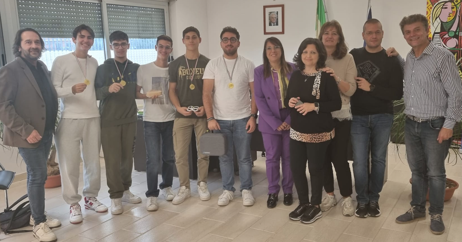 Il 'Federico II' di Apricena vola al Drones Beyond 2023