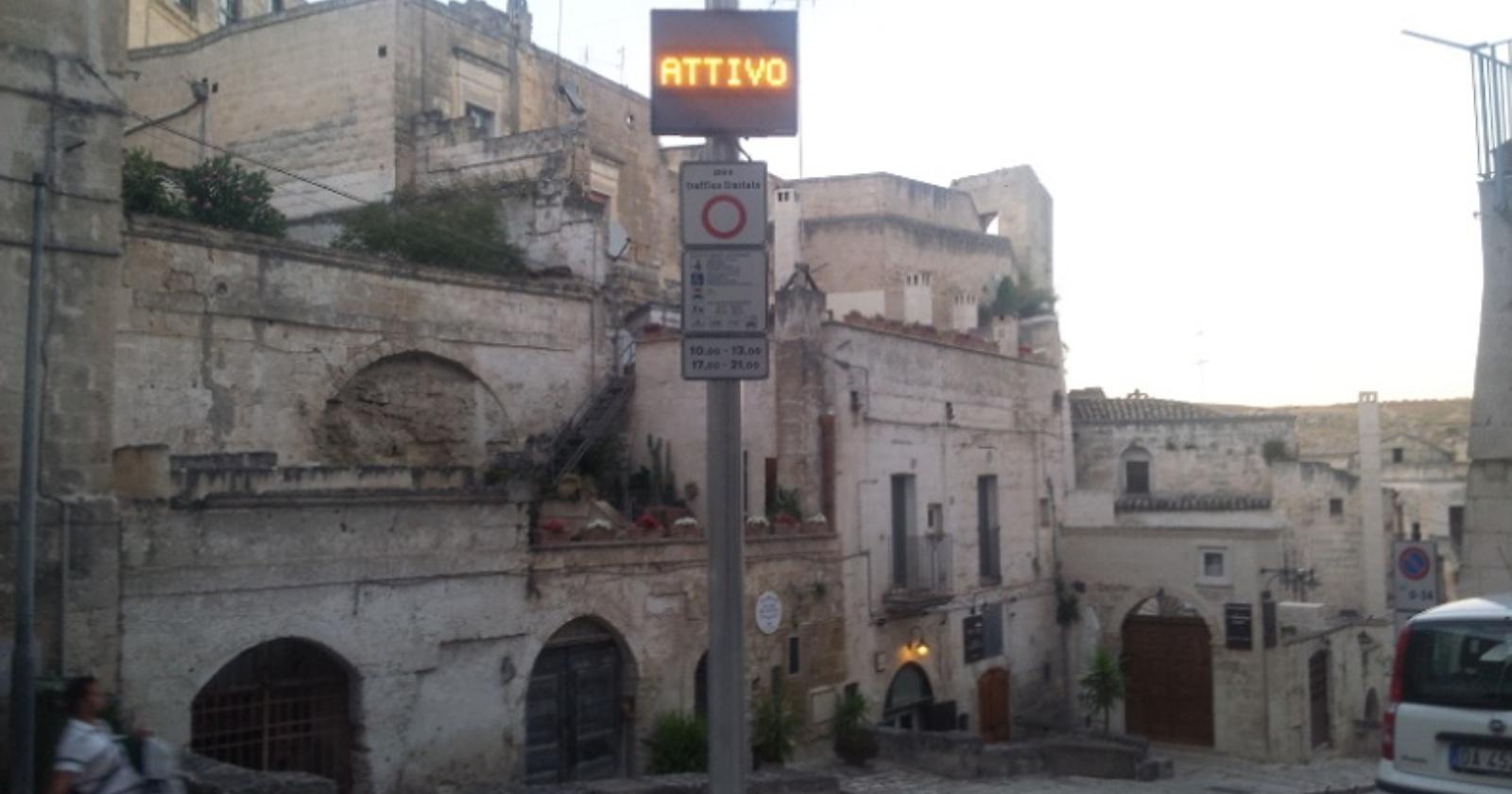 Matera: al via la sperimentazione della Ztl nei Sassi