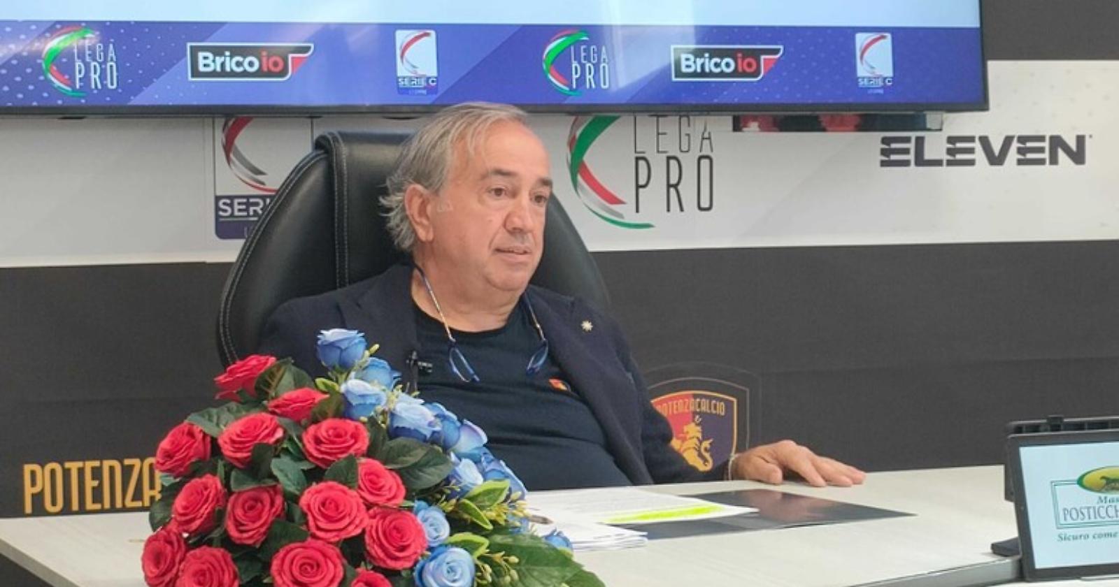 Il Potenza a Foggia a porte chiuse, il presidente Macchia: «La salvezza è la nostra priorità»