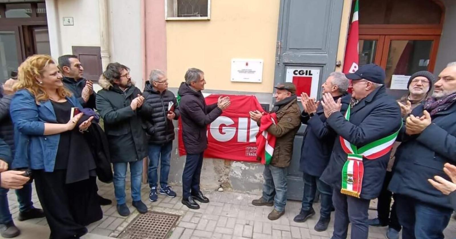 Palazzo San Gervasio: inaugurata la Camera del Lavoro Cgil