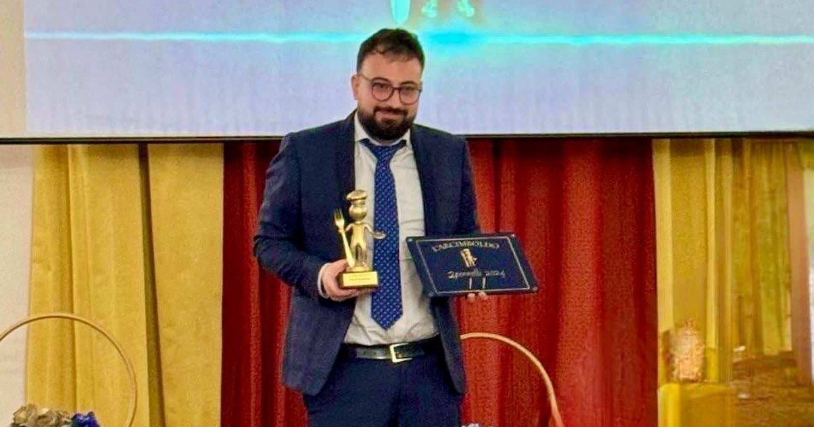 Il maestro pizzaiolo di Acerenza, Sangermano, non smette di stupire: è suo l'Arcimboldo d'Oro