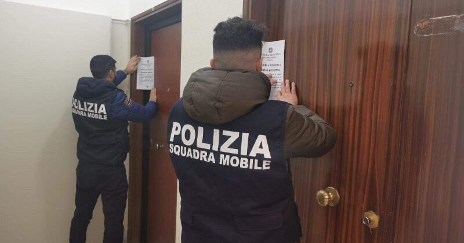 Polizia di Stato di Potenza: due arresti domiciliari, due divieti dimora e sequestro preventivo per confisca di 3 appartamenti