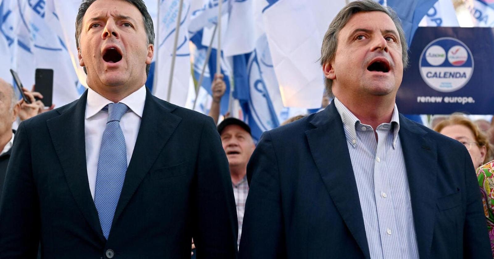 Calenda e Renzi vanno dove tira il vento: in Abruzzo col centrosinistra, in Basilicata col centrodestra
