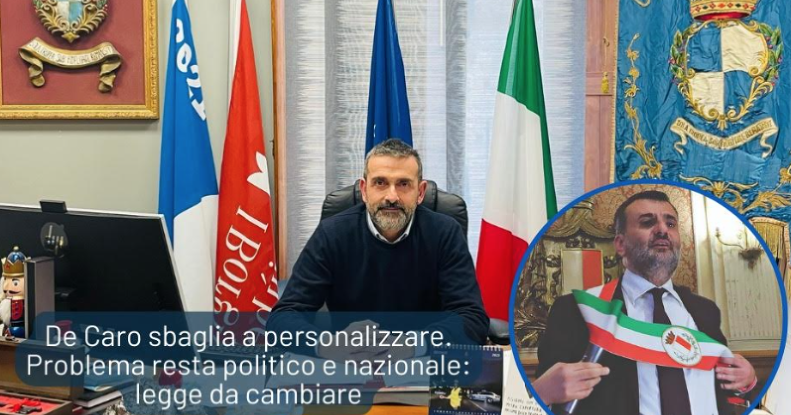 Il sindaco di Tropea: «Decaro personalizza un problema che avrebbe dovuto affrontare per tutti i sindaci come presidente Anci per evitare lo scioglimento di 379 Comuni»