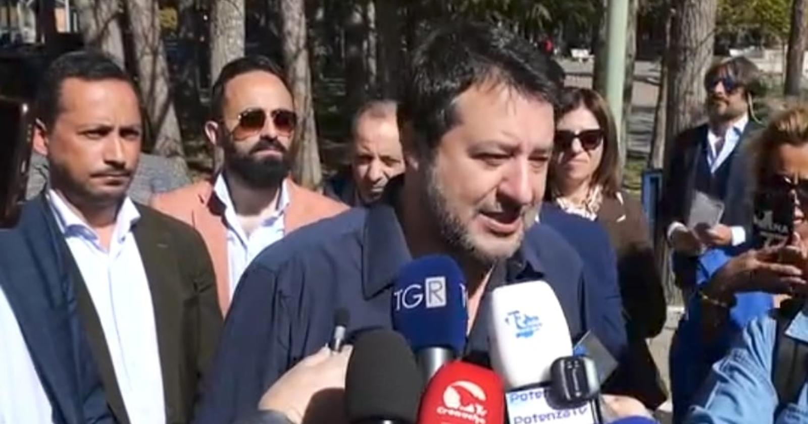 I sondaggi non sorridono alla Lega: colazione elettorale a Potenza per il ministro Salvini che punta alla doppia cifra 