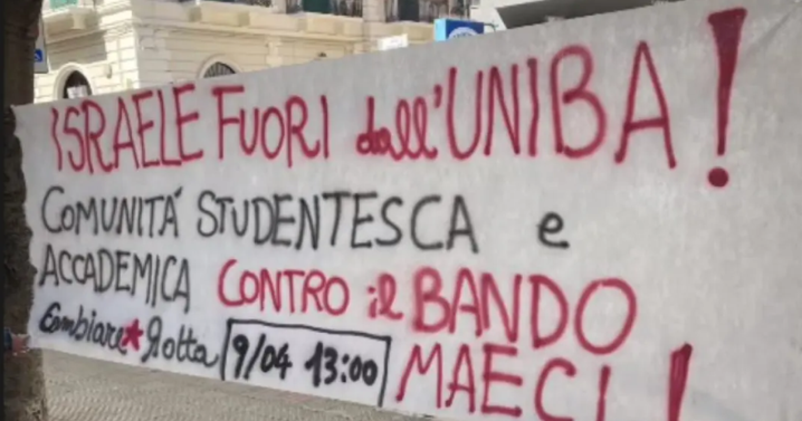 L'università di Bari e il "no" ad Israele: un approfondimento