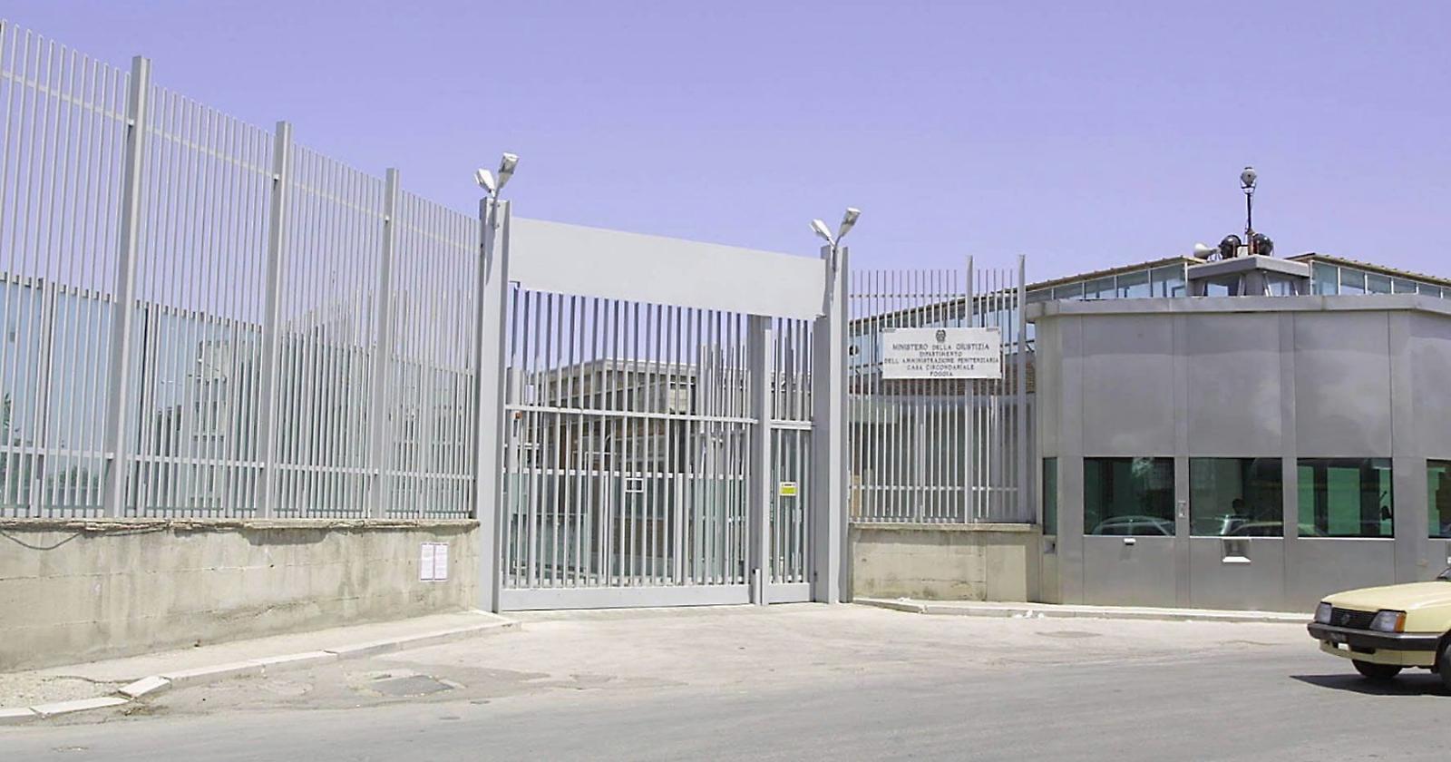 A Foggia il terzo carcere più affollato d'Italia