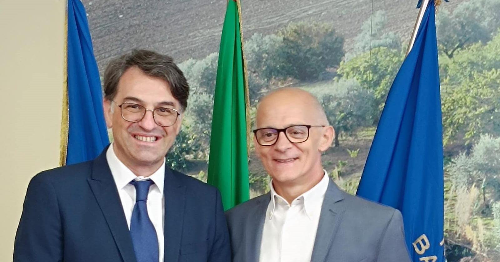 Regione Basilicata, l'assessore Cicala accoglie il Dg Restaino: "Farà bene"