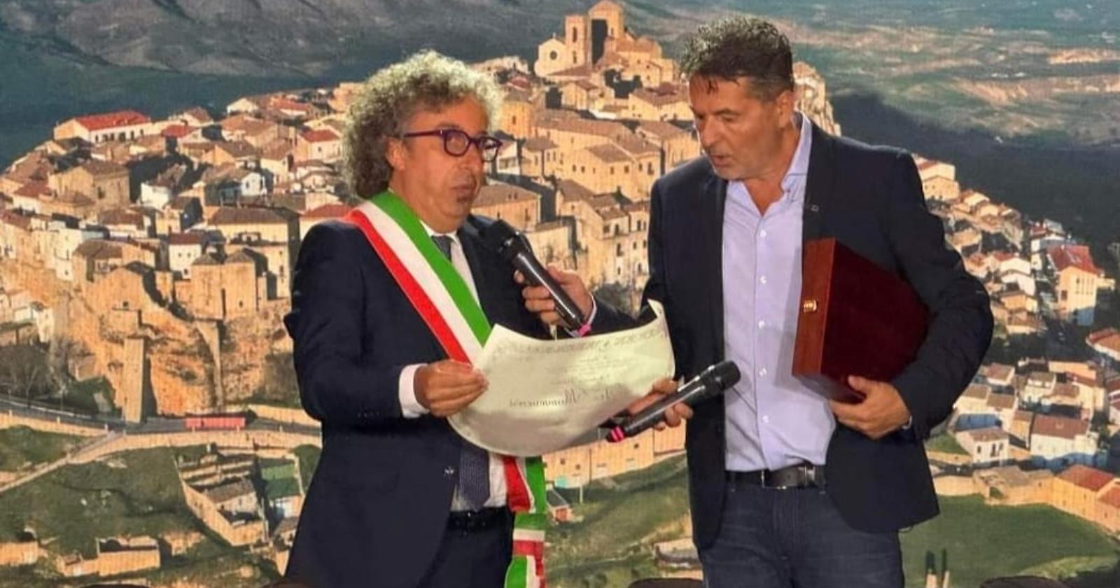 A Teo Mammuccari la cittadinanza onoraria di Acerenza