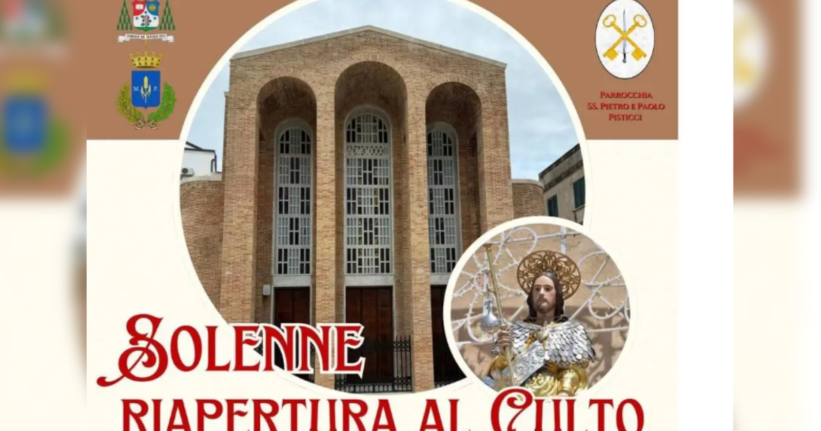 Pisticci: dopo oltre 10 anni la Chiesa di San Rocco riaprirà al culto