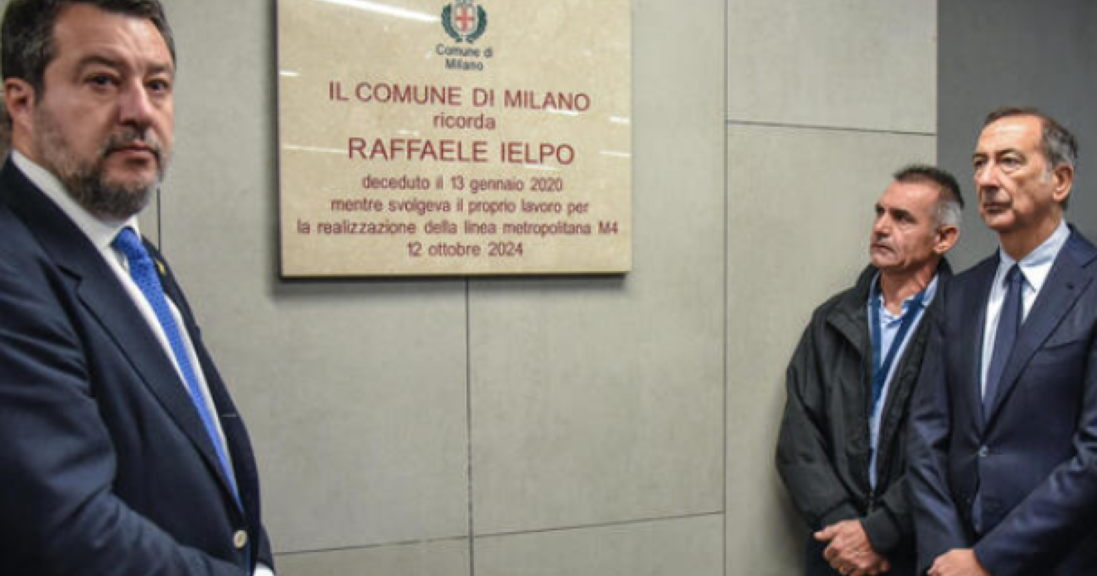 A Milano è viva la memoria di Raffaele Ielpo, una vita spezzata sul cantiere della M4