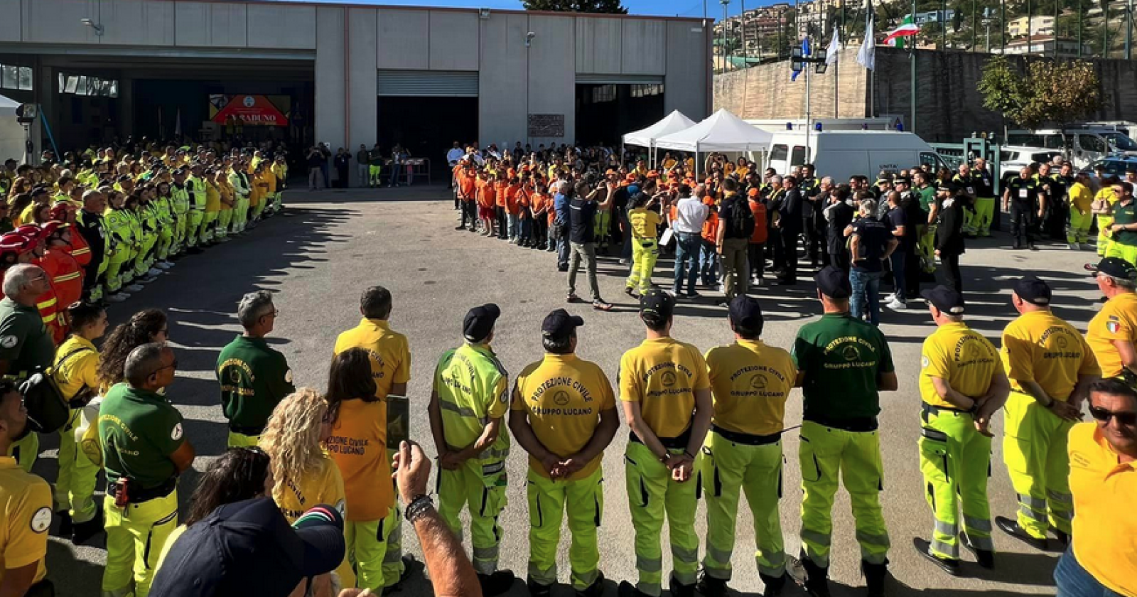 A Laurenzana il sedicesimo raduno della Protezione civile, Gruppo lucano