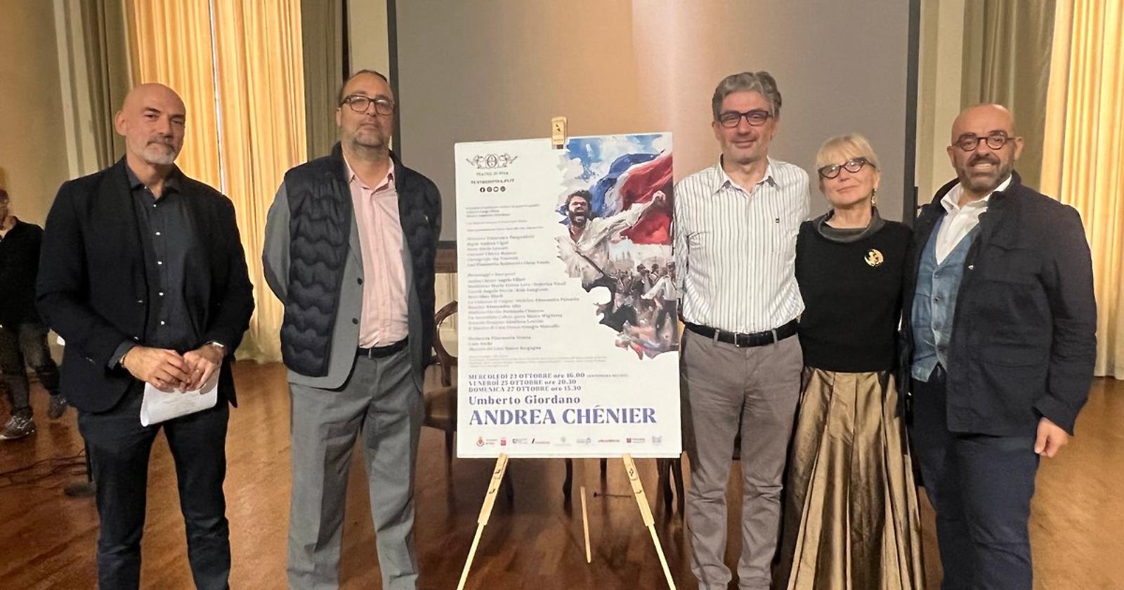 L'Andrea Chénier di Umberto Giordano inaugura la stagione del Teatro di Pisa, in un'opera monumentale
