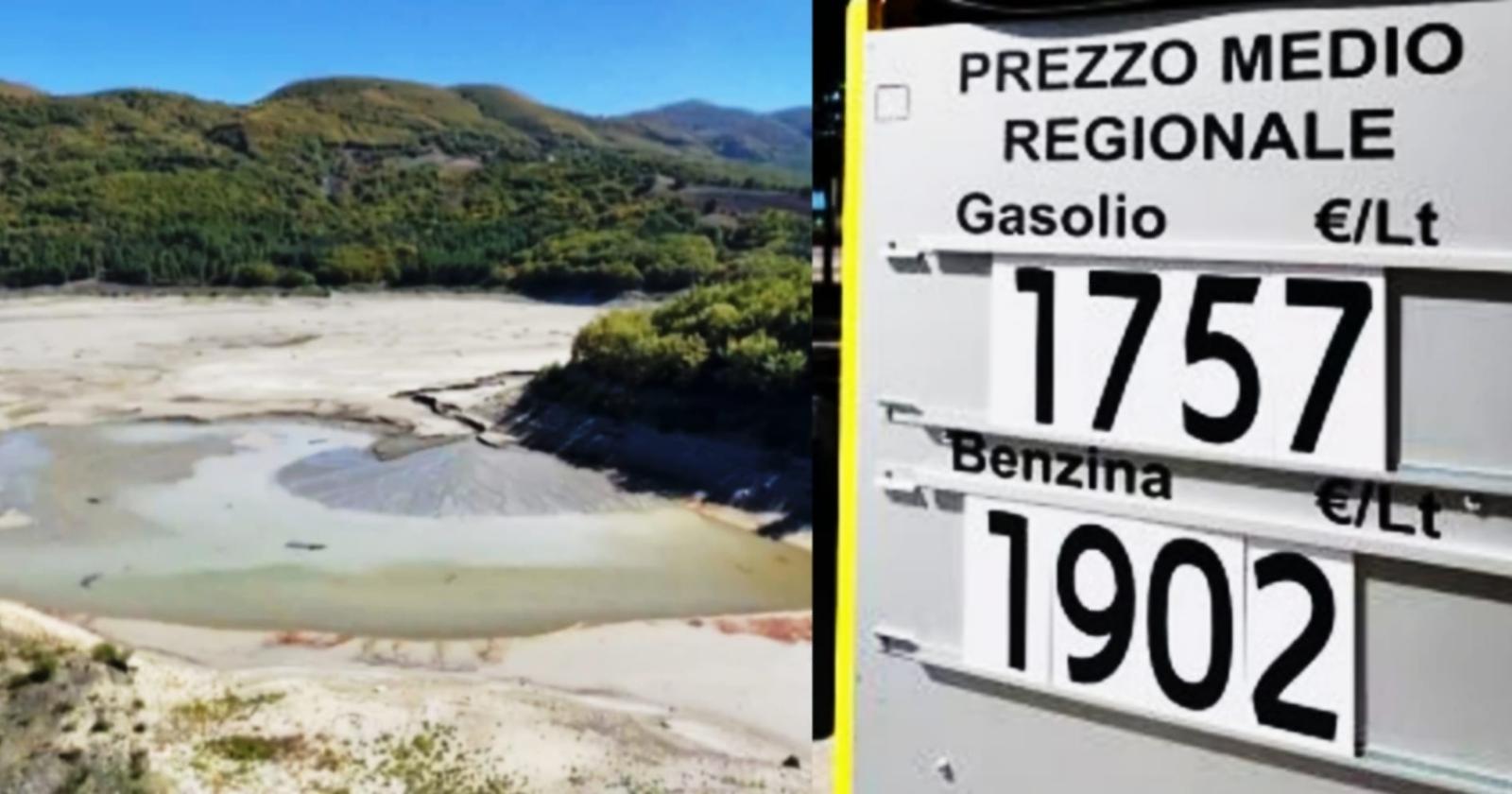 La Basilicata dell'oro blu e dell'oro nero? Potentino a secco e benzina più cara d'Italia