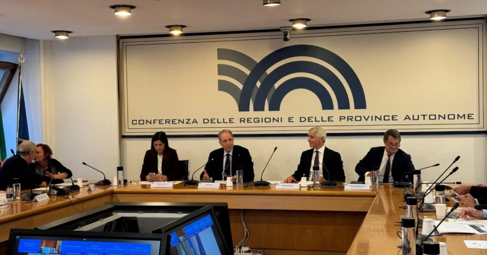 Conferenza Regioni, Bardi coordina la Commissione Sport