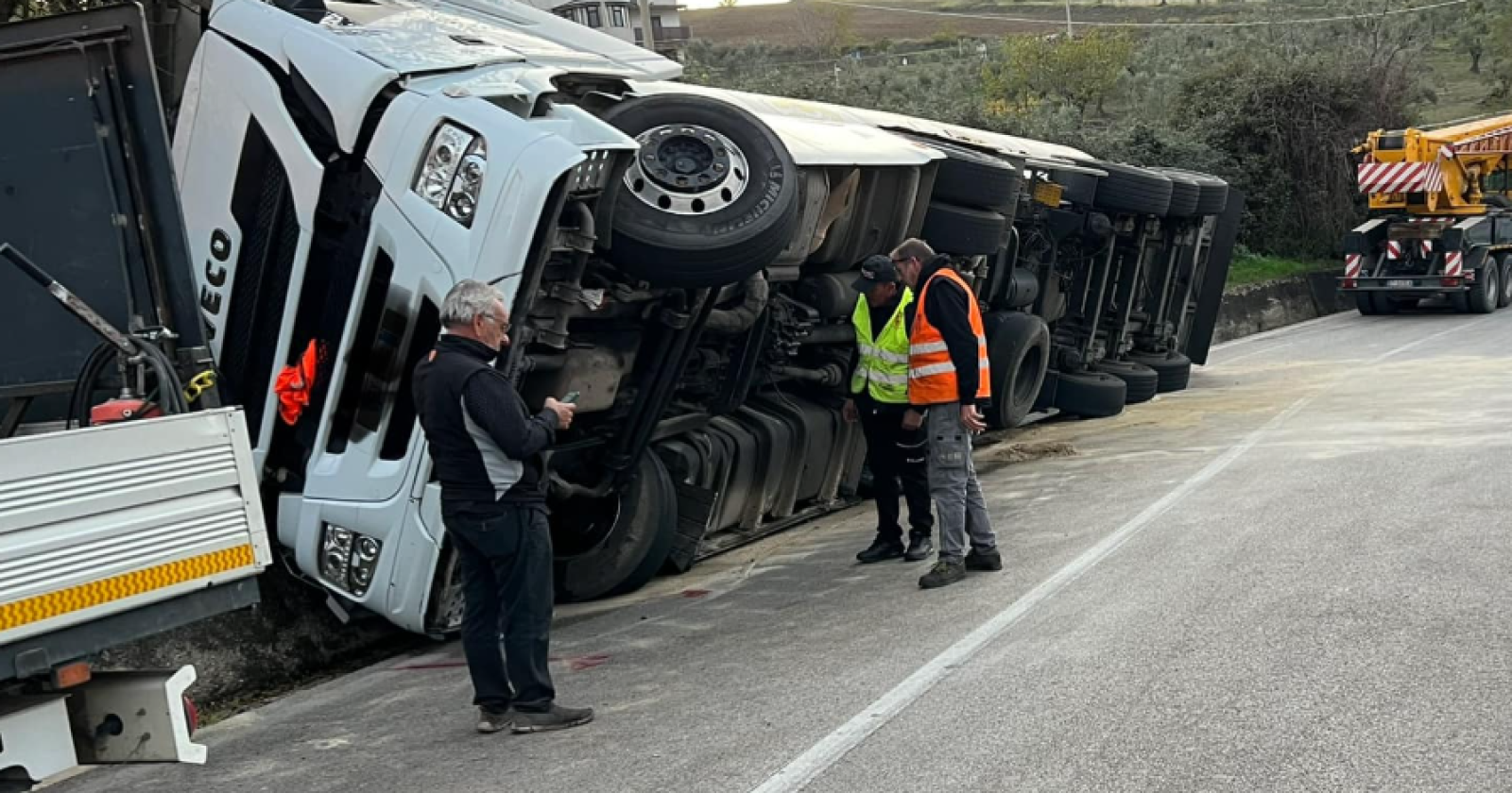 Incidente stradale alle porte alle porte di Oppido Lucano