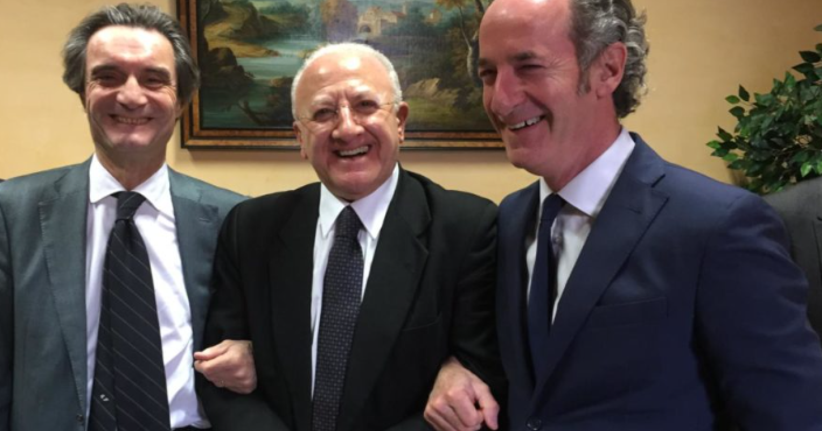 De Luca e Zaia i governatori più social, Fontana quello col mood più alto e Bardi arranca 