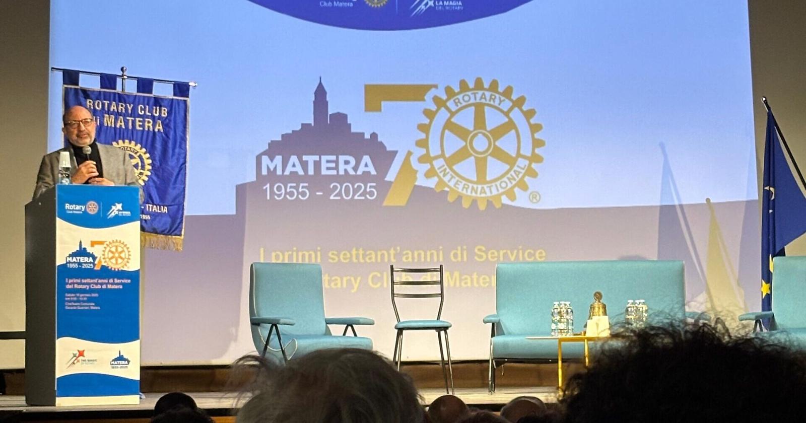 70 candeline per il Rotary Club di Matera